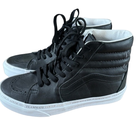 Vans Sk8-Hi 'Divine Energy' High top Sneakers black leather Size 9 - Picture 11 of 16